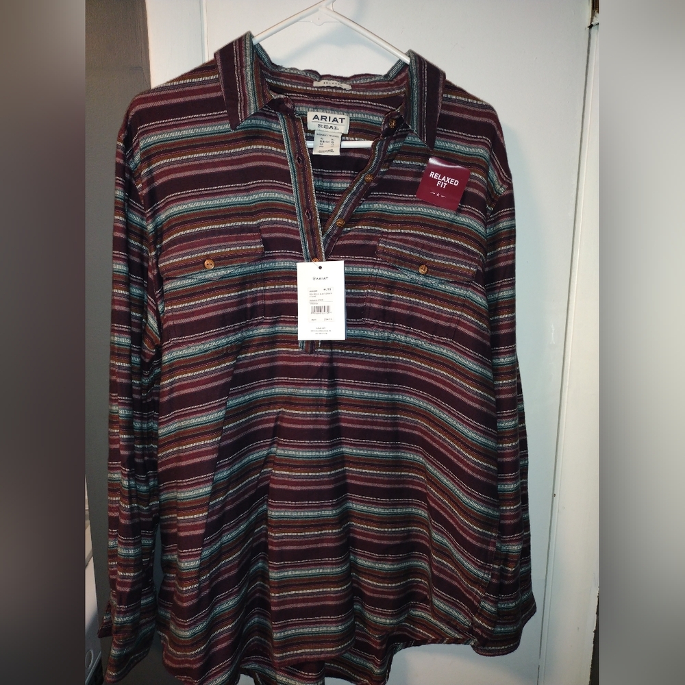 Ariat Women's Multicolor Striped Button Down Shirt